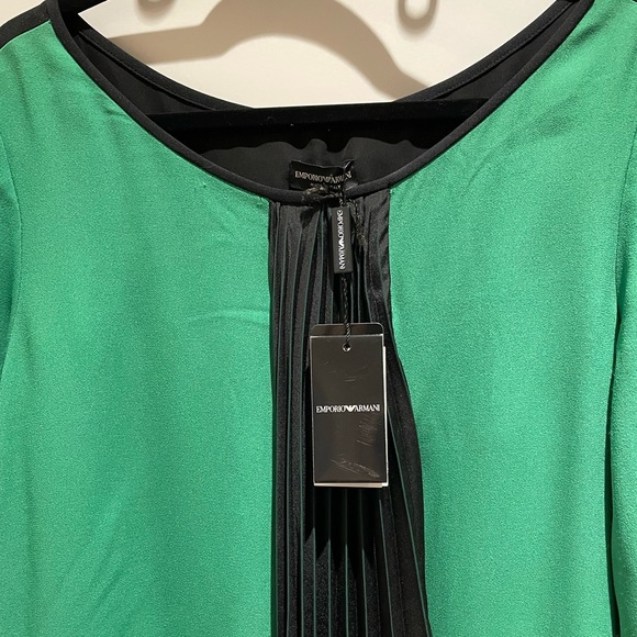 NWT Green and black Emporio Armani shift dress - Picture 3 of 6